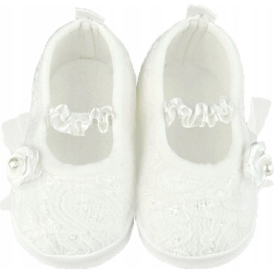 baletky na křtiny nejmenší krajkové ecru
