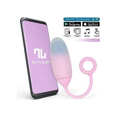 InToYou App Series Vibrating Egg with App Double Layer Silicone Purple-Blue