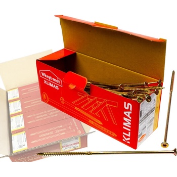 Klimas Wkret-Met TX 6x300mm - 1 Kartón (4x100 ks) - Skrutky / Vruty do dreva so zapustenou hlavou, WKCS