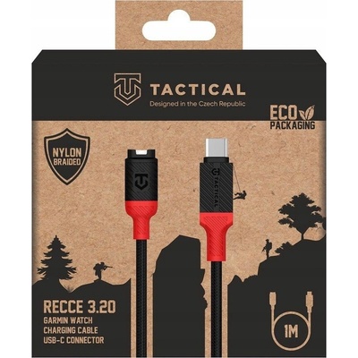 Tactical Recce 3:20 kabel pro Garmin USB-C Black/Red 57983121214