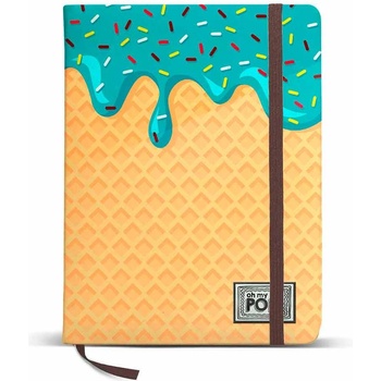 Image 1 of KARACTERMANIA - OMP! Бележник с ластик 14x21 см Ice Cream