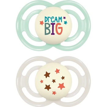 MAM Perfect Night 16+ months биберон Mint/ Grey 2 бр