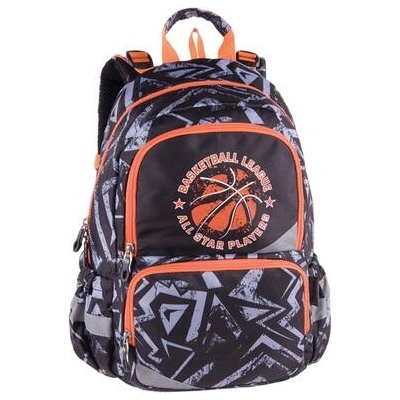 PULSE Раница Anatomic Basketball League, черно-оранжева (122133)