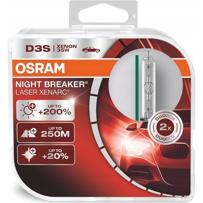 Osram xenonová výbojka D3S XENARC NIGHT BREAKER LASER +220% BOX