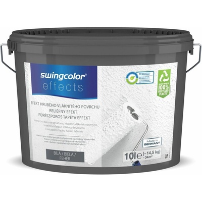 Swingcolor Rauhfaser 10 l biela
