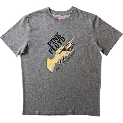 Pink Floyd tričko WYWH Robot Shake šedé