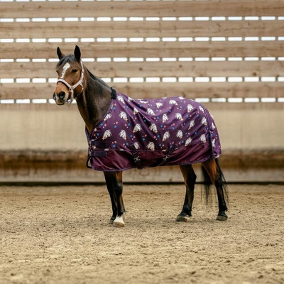 Equitheme Deka výběhová Unicorn 600D plum
