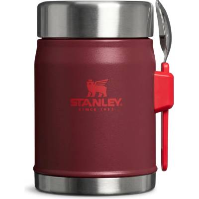 Stanley Termoska jídelní se lžící vidličkou The Legendary Classic Food Jar 400 ml 14oz Cranberry