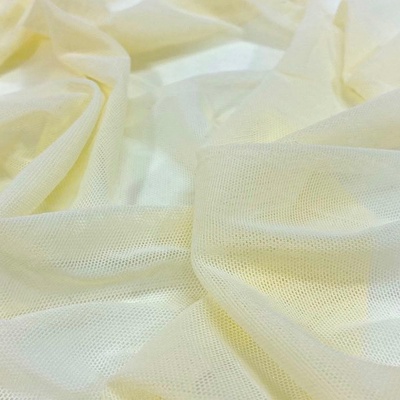 Elastick tyl VAPOR, vanilkový, š.140