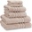 Catherine Lansfield Хавлиена кърпа Catherine Lansfield Zero Twist Cotton 6 Piece Towel Bale Set - Natural