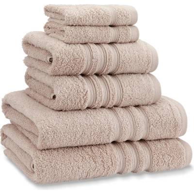 Catherine Lansfield Хавлиена кърпа Catherine Lansfield Zero Twist Cotton 6 Piece Towel Bale Set - Natural