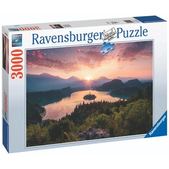Ravensburger Пъзел Ravensburger - езерото Блед, Словения, 3000 части (4005556174454) (4005556174454)