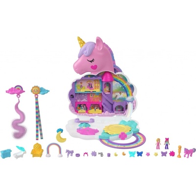 Mattel Polly Pocket Salón Duhový jednorožec