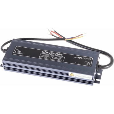LED zdroj SLIM 12V 300W IP67
