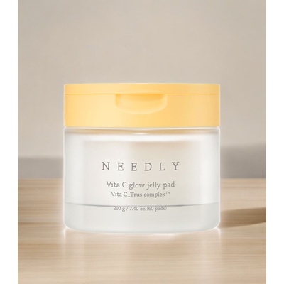 Needly hydratační tonerové polštářky na obličej Vita C Glow Jelly Pad 210 g 60 ks