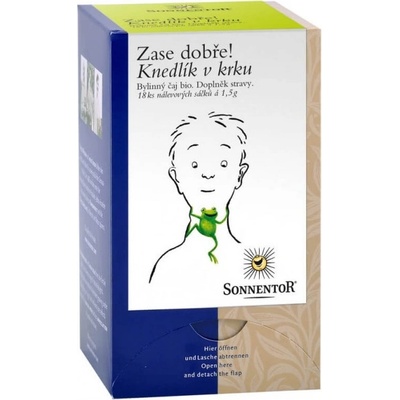 Sonnentor čaj Knedlík v krku Bio čaje 18 x 1,5 g
