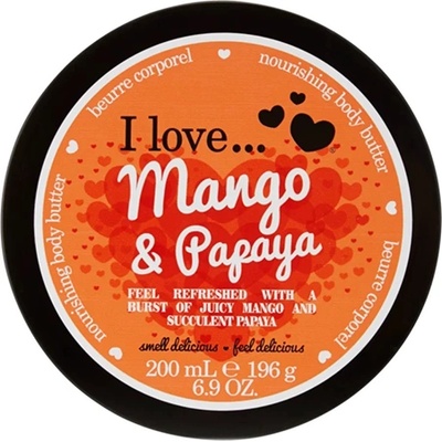 I Love Mango & Papaya подхранващо масло за тяло за жени 200 мл