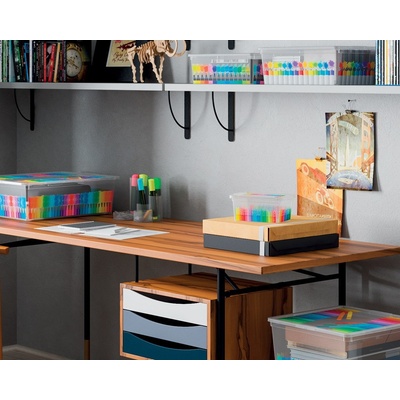 KIS Plastový úložný box C-Box Colours Arty M 18 L – Sleviste.cz