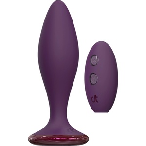 DreamToys Glam - анален вибратор с дистанционно управление (лилав) - lovesexshop