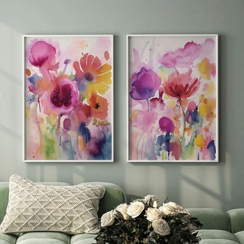 Decono Картини Цветен Арт Флорал