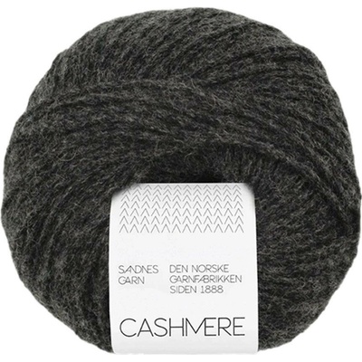 Sandnes Garn příze Cashmere 1088 antracitový melír