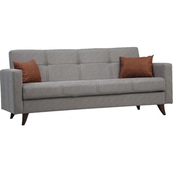 Asir Триместен разтегателен диван korfu, светлосив (as3084)