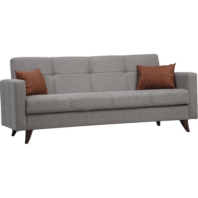 Asir Триместен разтегателен диван korfu, светлосив (as3084)