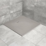 Radaway Kyntos C квадратно композитно душ корито 90x90 см, циментово сиво (HKC9090-74)