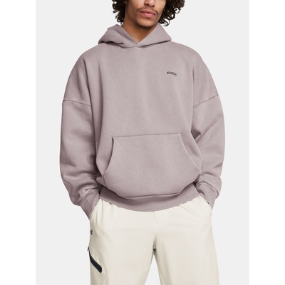 UA Icon HWT Flc Wash OS Hood Sweatshirt Under Armour | Siv | МЪЖЕ | M