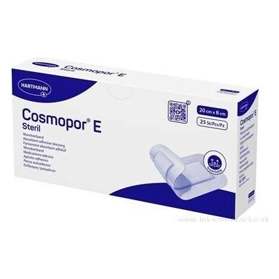 Paul Hartmann AG COSMOPOR E STERIL náplast 20 x 8 cm 25 ks