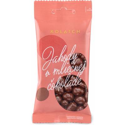 Kolatch Dražé Jahody v mléčné čokoládě, 35 g