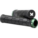 Sixpack Racing Грипове за кормило Sixpack racing Z-Trix AL Bike grips - Black / Green - размер Ø 28 mm (860-3370-0411)
