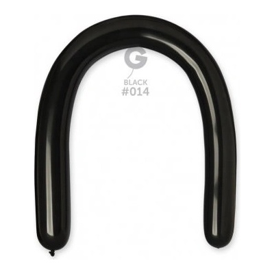 Gemar Balónek modelovací velký 130cm:8cm #014 černá bal