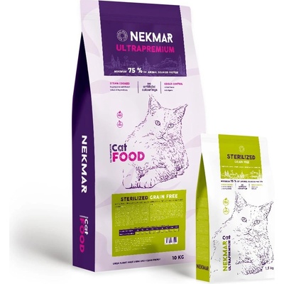 NEKMAR CAT GRAIN FREE STERILIZED 10 kg