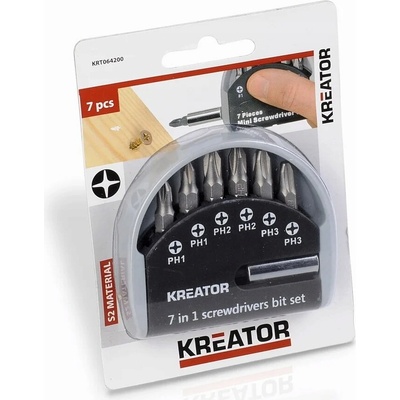Kreator 7 kusov 25 mm KRT064200
