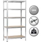 Метален стелаж Carmen CR-1016 - 180х90х45 см, до 250 кг на рафт