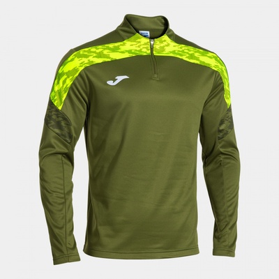 Joma Championship VIII tréninková mikina dětská khaki, Neon žlutá