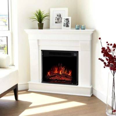 Artiflame Albion Corner AF23S White