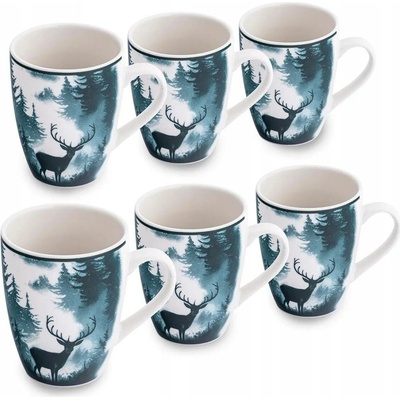 Design Hrnek Altom Secret Forest porcelánový vícebarevný 6 x 320 ml