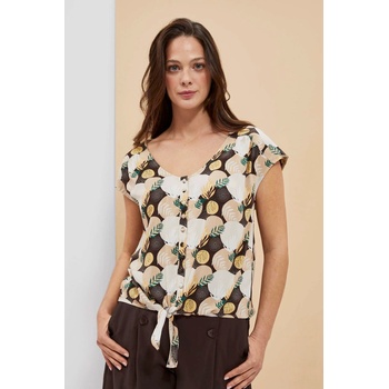 Moodo Риза-тениска с връзване Moodo Moodo | Siv | ЖЕНИ | XXL