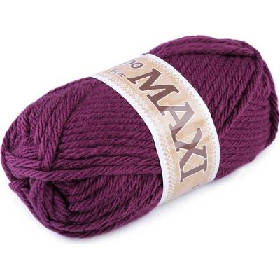 Prima-obchod Pletací příze Jumbo Maxi 100 g, barva 11 (952) vínová fuchsie