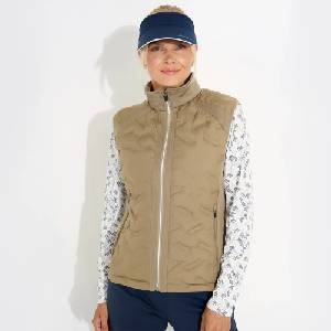 Abacus golf Елек Abacus golf Portrush Hybrid vest - Beige (Taupe)