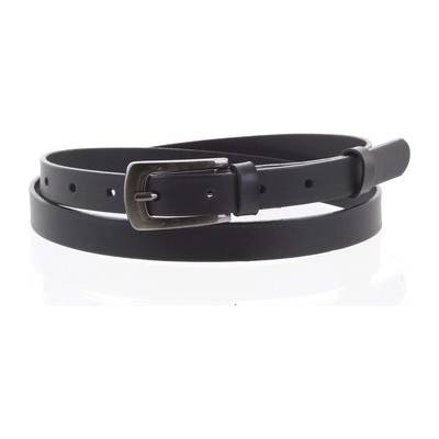 Penny Belts pásky dámský kožený opasek PB Zippo černá černý