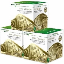 Inca Collagen Exotic Herbs mořský kolagen 3 x 30 sáčků 270 g