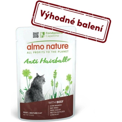 Almo Nature Anti Hairball hovězí 70 g