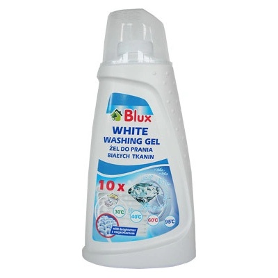 Blux Prací gel s odměrkou bílé prádlo 1000 ml