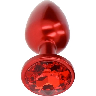 XMS Метално дилдо Butt Plug "RED STORM" 7 см. Размер-S