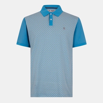Image 1 of Original Penguin Блуза с яка Original Penguin Men's Short Sleeve Breathable Polo Shirt - Blue Moon
