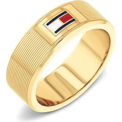 Tommy Hilfiger prsten z pozlacené oceli H Link 2790686