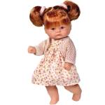Asi Dolls Кукла бебе Asi Dolls - Розали, с флорална рокля и бежова жилетка, 20 cm (114010)